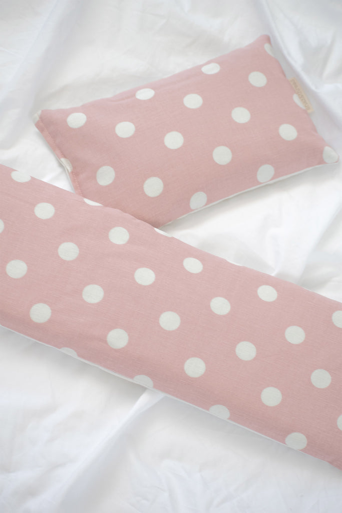 Pink Polka Dot Heat Pillow