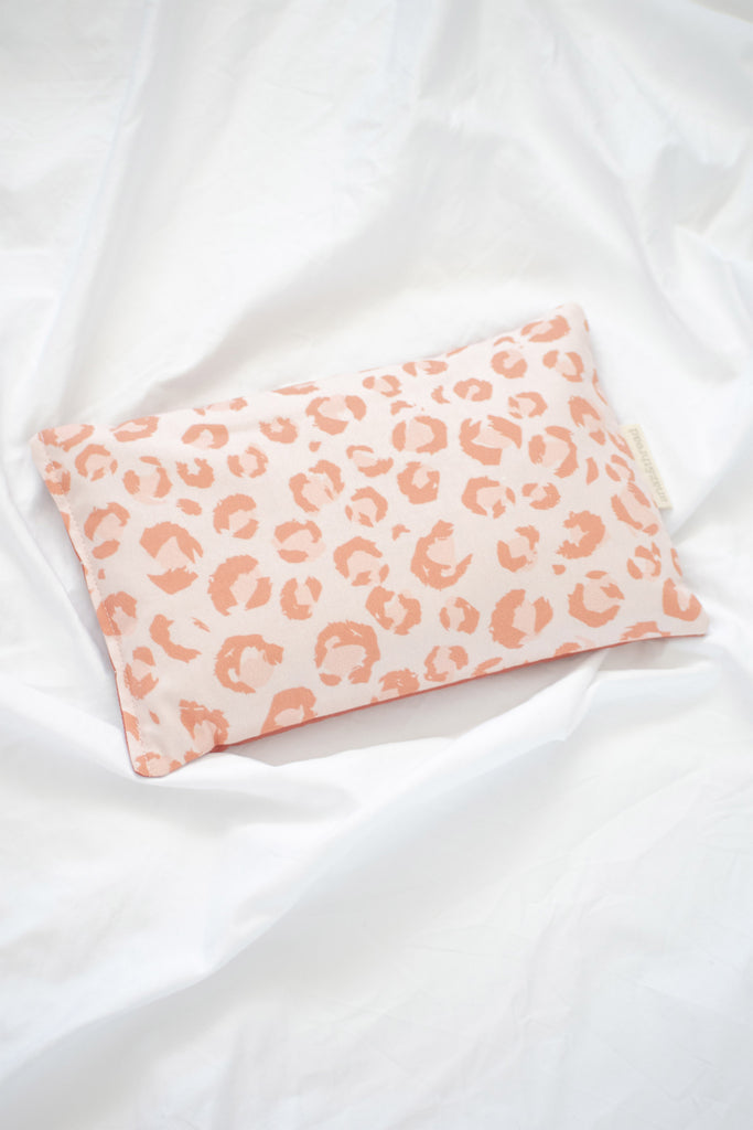 Peachy Leopard Heat Pillow