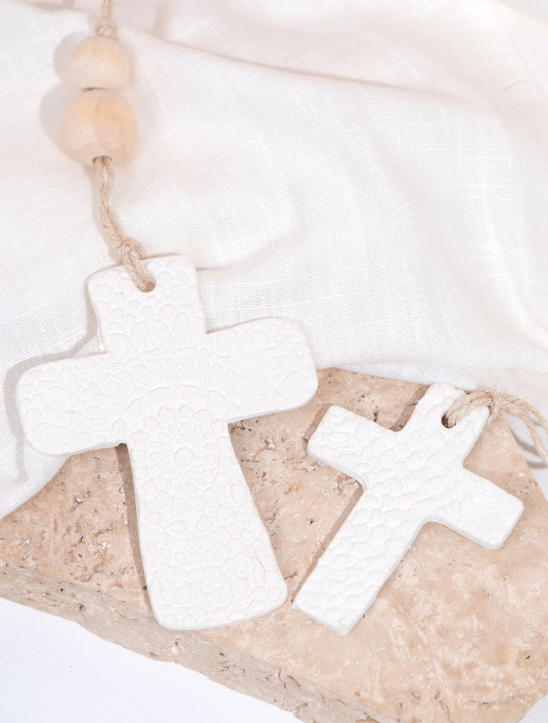 Handmade Ceramic Cross